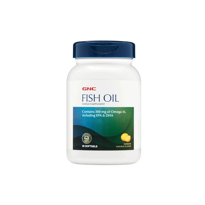 Aceite De Pescado Gnc Sabor Limón X 90 Capsulas Blandas Con Omega 3