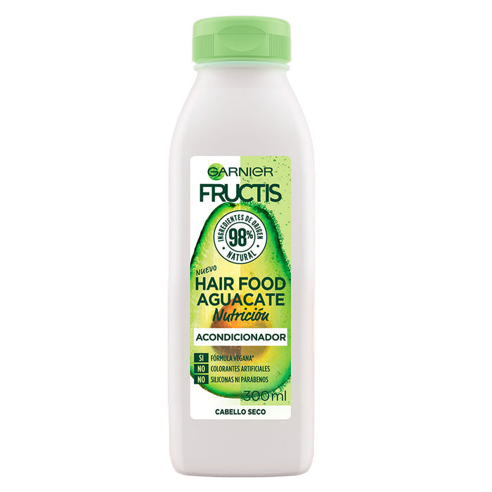 Envase de acondicionador Fructis Hair Food Aguacate, 300ml.
