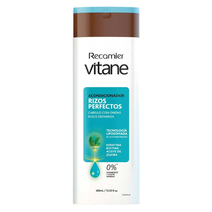 Botella de acondicionador Recamier Vitane Rizos Perfectos.