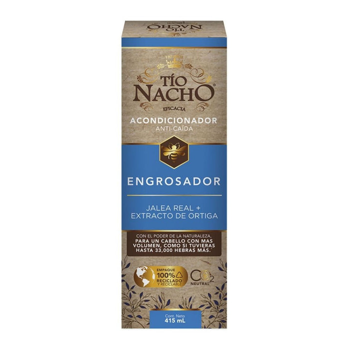 Botella de acondicionador Tío Nacho Engrosador Anticaspa, 415ml.