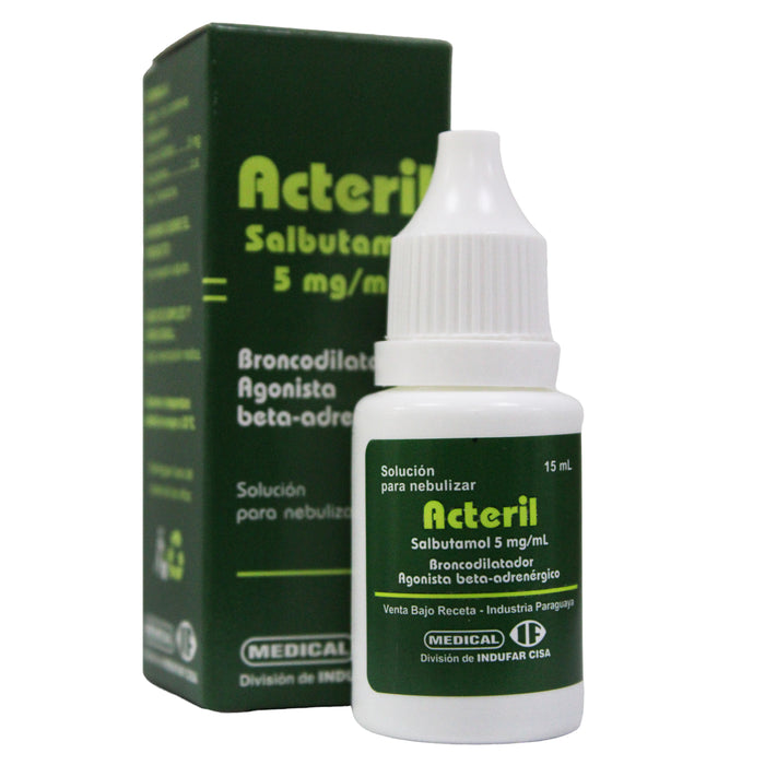 Acteril Salbutamol Gotas Solucion Para Nebulizar X 15Ml