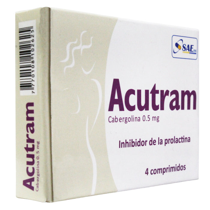 Acutram Cabergolina 0.5Mg X Tableta