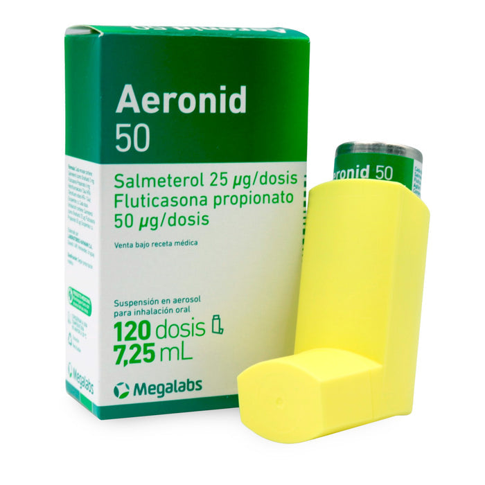 Aeronid 50Mcg Salmeterol / Fluticasona Propionato X 120 Dosis