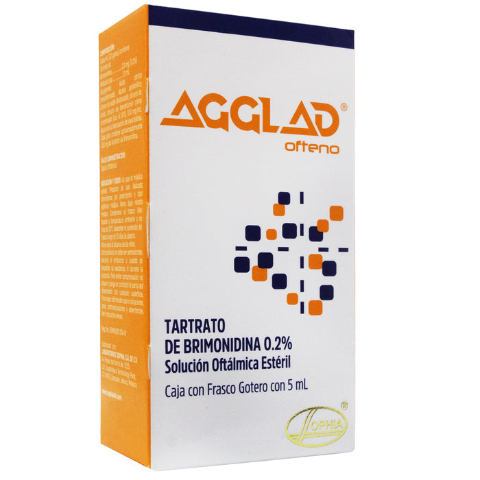 Agglad Ofteno 0.2% Colirio X 5Ml Brimonidina