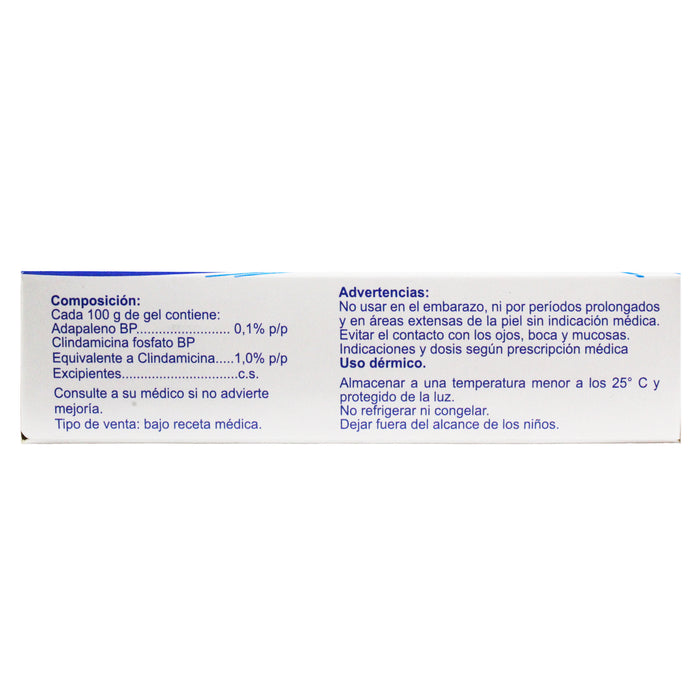 Agnus Gel Adapaleno 0.001 Y Clindamicina Clorhidrato 0.01 X 15G