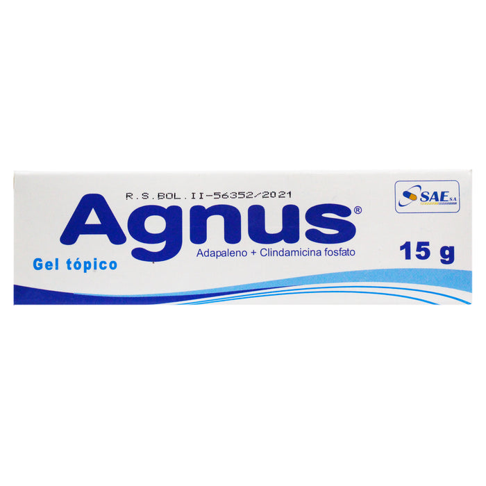 Agnus Gel Adapaleno 0.001 Y Clindamicina Clorhidrato 0.01 X 15G