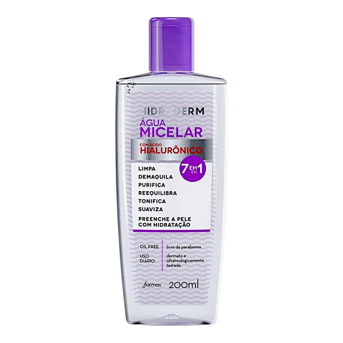 Agua Micelar Farmax Con Acido Hialuronico X 200Ml