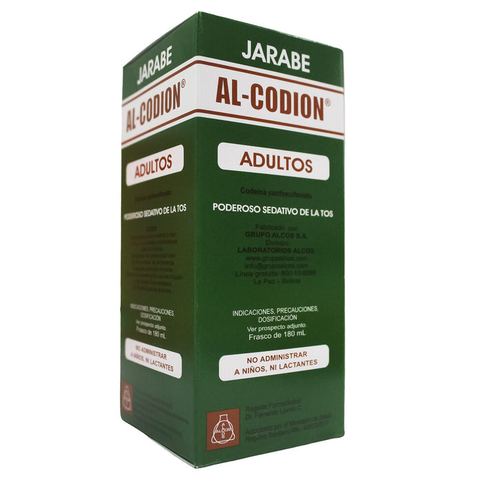 Al Codion Adultos 5.13Mg 5Ml Jbe X 180Ml Codeina