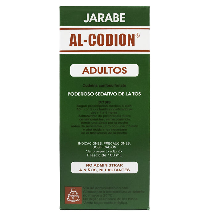 Al Codion Adultos 5.13Mg 5Ml Jbe X 180Ml Codeina