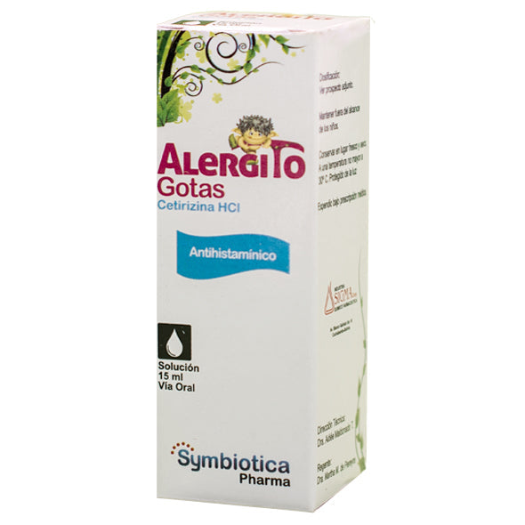 Alergito 10Mg Gotas X 15Ml Cetirizina