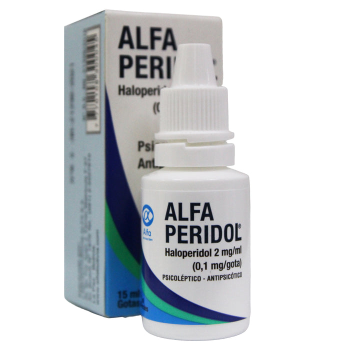 Alfa Peridol 2Mg Ml Gotas X 15Ml Haloperidol