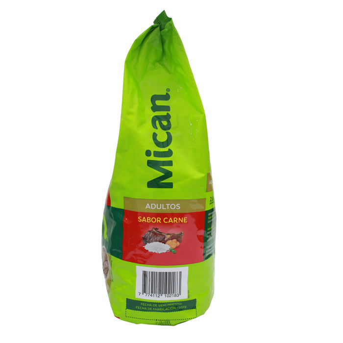 Alimento Canino Adultos Mican Sabor Carne X 2.8Kg