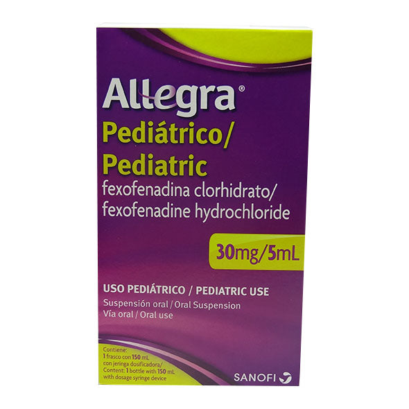 Allegra Pediatri 30Mg 5Ml Jbe X 150Ml Fexofenadina