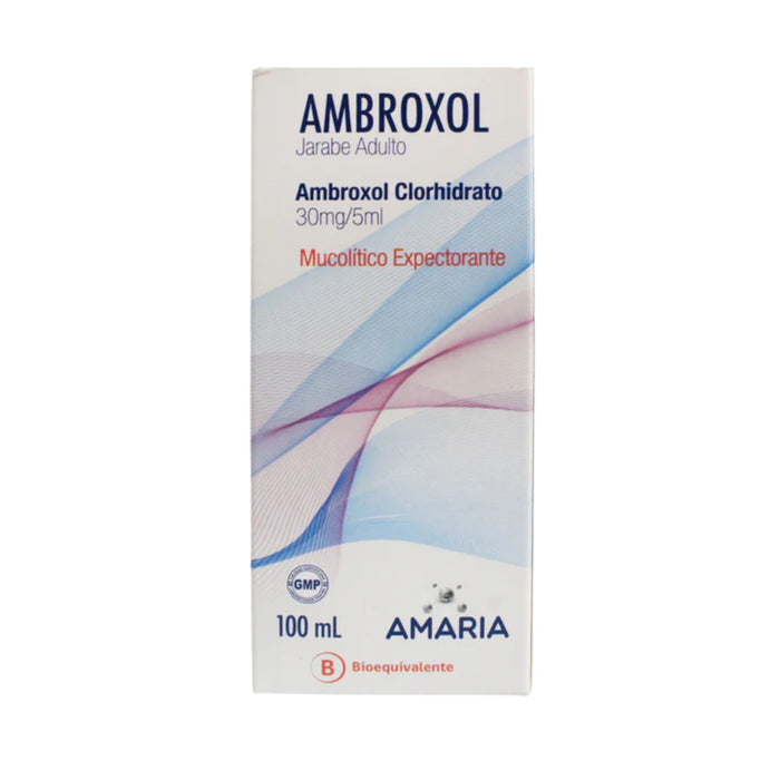 Ambroxol Clorhidrato 30Mg/5Ml Amaria Jarabe Para Adulto X 100Ml