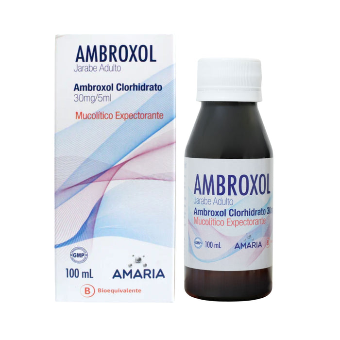 Ambroxol Clorhidrato 30Mg/5Ml Amaria Jarabe Para Adulto X 100Ml