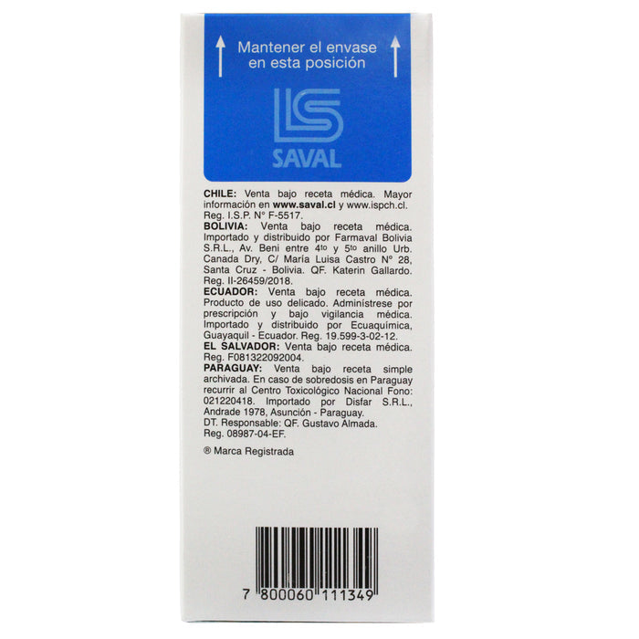 Amoval Amoxicilina 500Mg / 5Ml Suspensión Oral X 100Ml