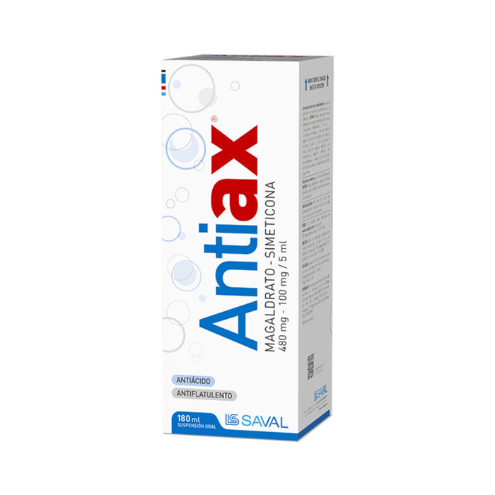 Antiax Anti Ácido Magaldrato Simeticona X 180Ml