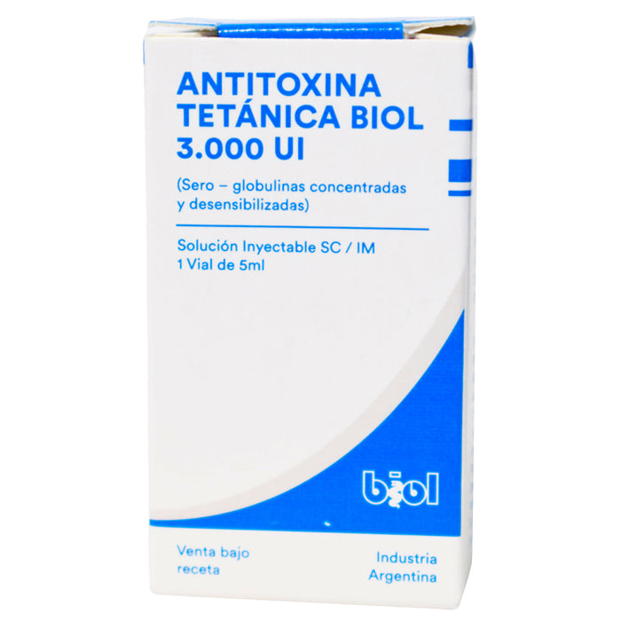 Antitetanico 3000Ui Suero Antitoxico Y 5Ml X Ampolla