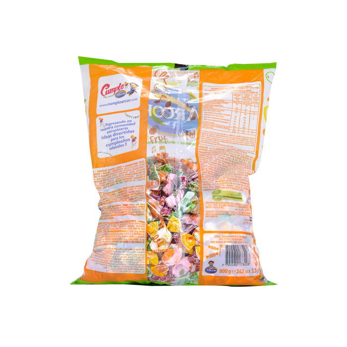 Arcor Masticable Frutas X 800G