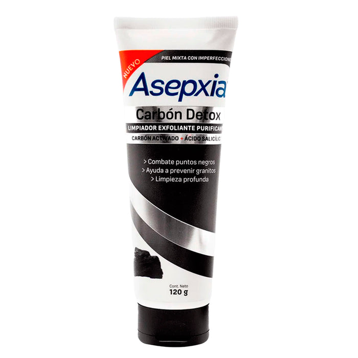 Crema exfoliante Asepxia Carbón Purificante