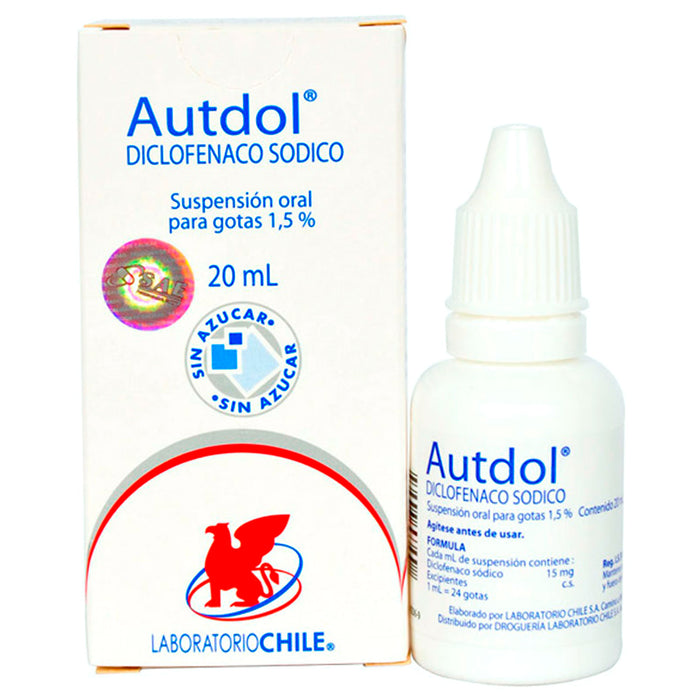 Autdol 15Mg Gotas X 20Ml Diclofenaco