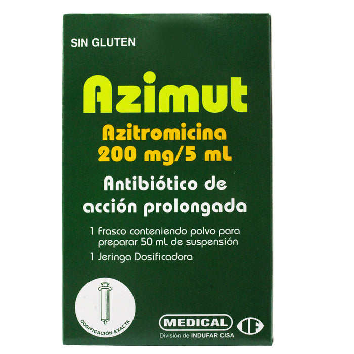 Azimut 200Mg 5Ml Susp X 50Ml Azitromicina