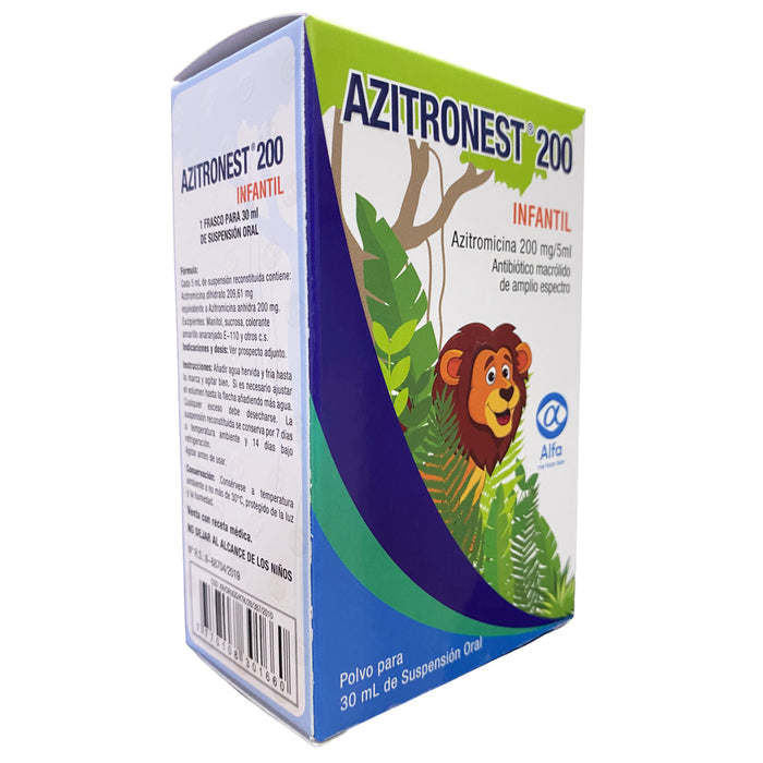Azitronest Inf 200Mg 5Ml Susp X 30Ml Azitromicina