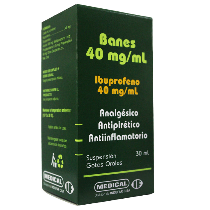 Banes 40Mg Ml Susp X 30Ml Ibuprofeno