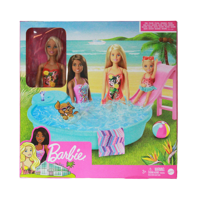 Barbie Piscina Glam Con Muneca