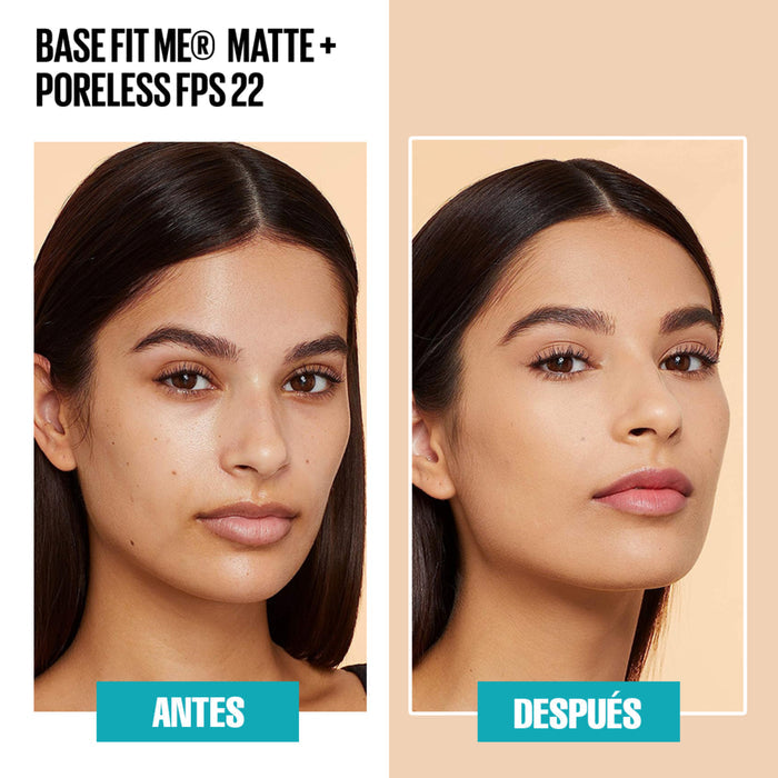 Base De Maquillaje Maybelline Fit Me Matte + Poreless Nro. 228 Soft Tan