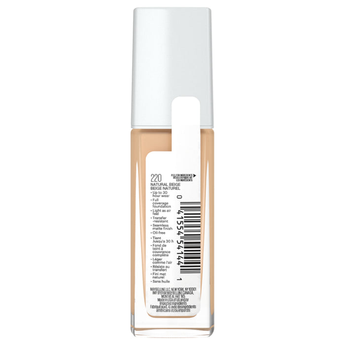 Base De Maybelline Superstay Full Coverage 220 Natural Beige X 30Ml