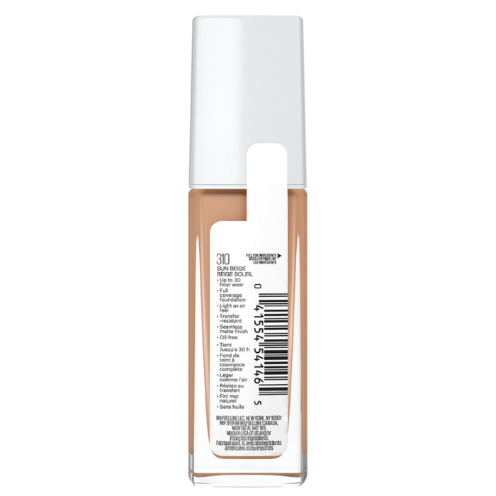 Base De Maybelline Superstay Full Coverage 310 Sun Beige X 30Ml