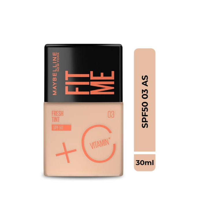 Base Maybelline Fit Me Fresh Tint Spf50 - Tono 03 X 30Ml