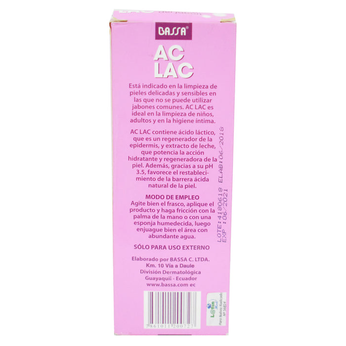 Bassa Ac Lac Locion X 200Ml Higiene Intima