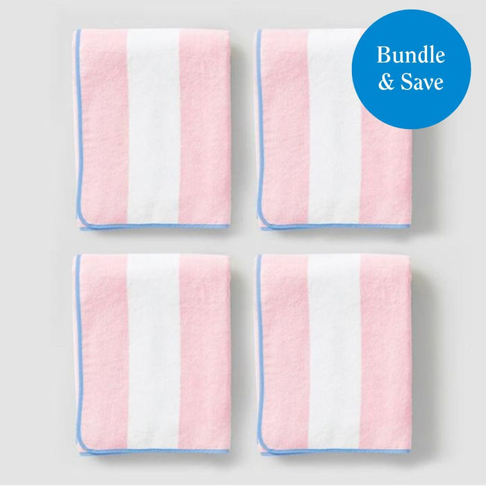 Pink Stripe / No Embroidery