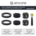 Beat-Sonic DMS-SP301 Door Speaker Acoustic Foam Kit - Universal 6.3 in.