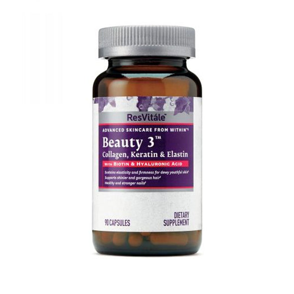 Beauty 3 Biotina Y Acido Hialuronico X 90 Capsulas