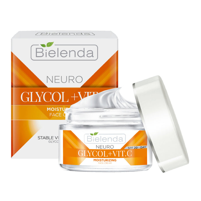 Crema de día Bielenda Neuro Glicol Vitamina C FPS20