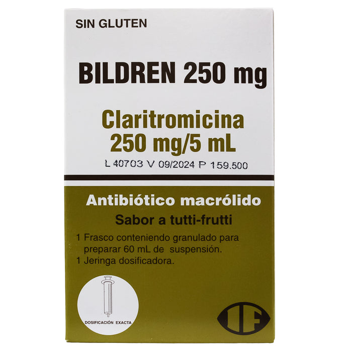 Bildren 250Mg 5Ml Susp X 60Ml Claritromicina