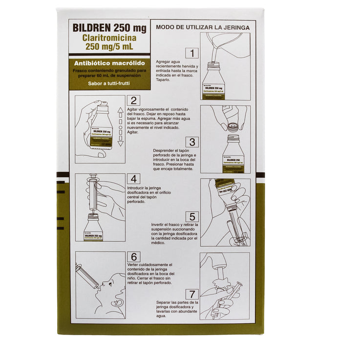 Bildren 250Mg 5Ml Susp X 60Ml Claritromicina