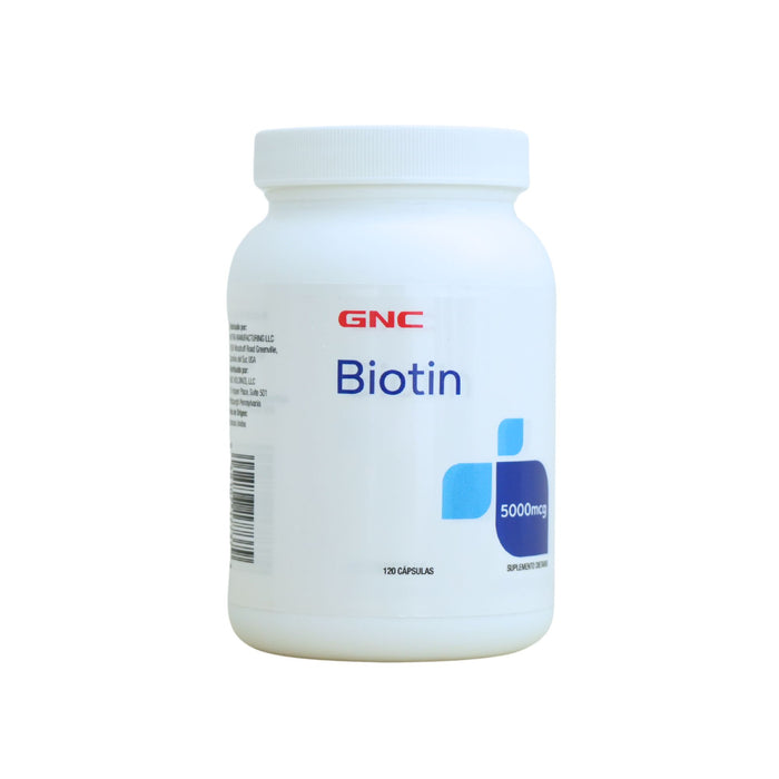 Biotina 5000Mcg Gnc X 120 Cápsulas