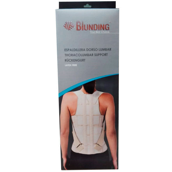 Blunding Faja Espaldillera Dorso Lumbar Talla M X Pieza