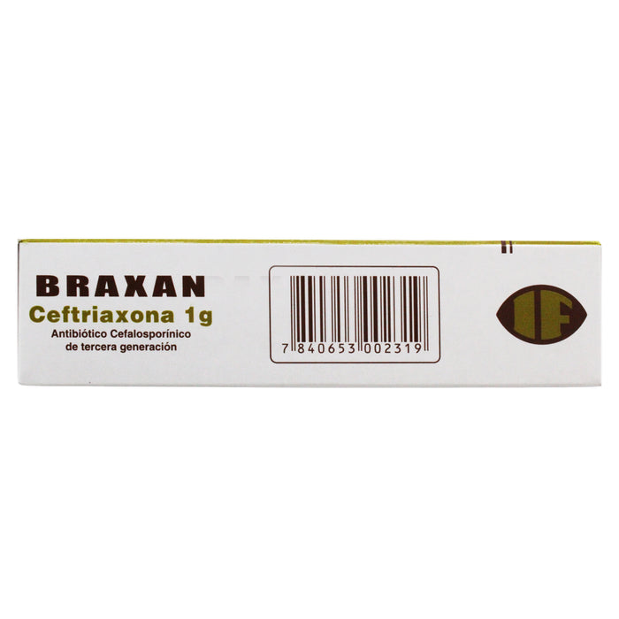 Braxan Ceftriaxona 1G X Ampolla