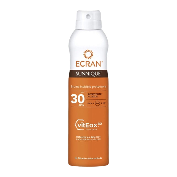 Bruma Protectora Aerosol Ecran Sunnique Spf30 X 250Ml