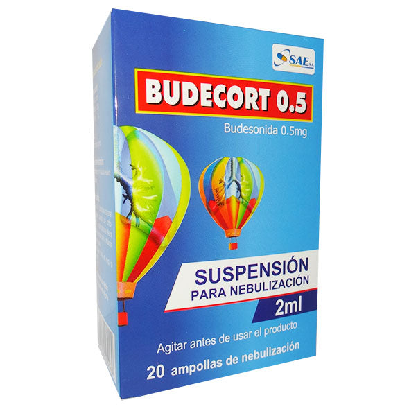 Budecort 0.5 Budesonida 0.5Mg Suspensión Para Nebulización X Sobre