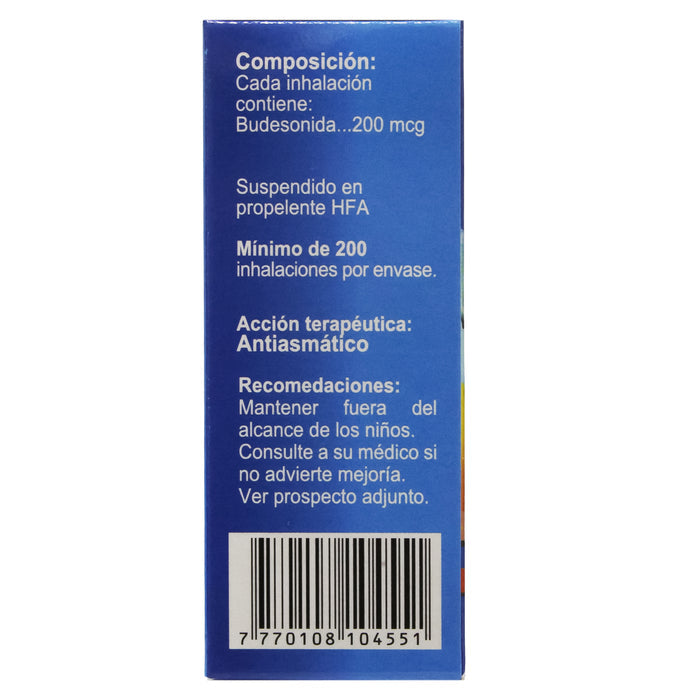 Budecort 200Mcg Aerosol Oral X200 Dosis Budesonida