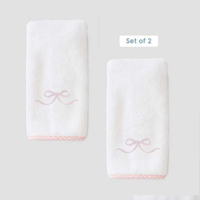 Pink Bow / No Embroidery