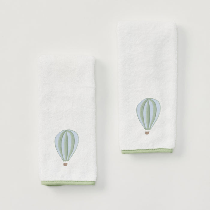 Hot Air Balloon on Matcha / No Embroidery