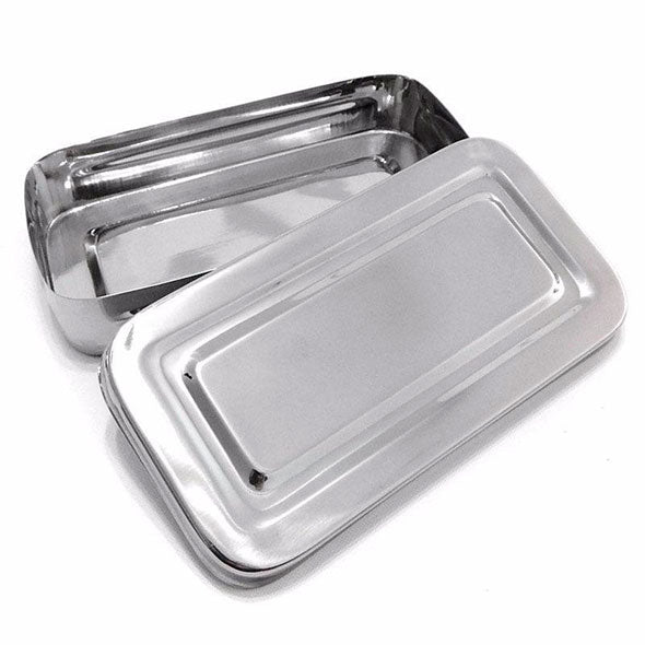 Caja De Acero Inoxidable 20 X 10 X 5Cm Fava