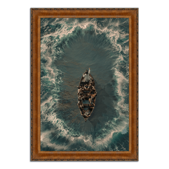 Framed Canvas / 12X8 / Vintage Copper